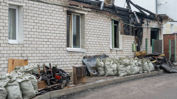 Professional Emergency Fire Cleanup technician working in Dresher, PA
